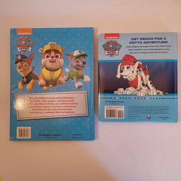 Paw Patrol Book Bundle 5-Minute Stories & Potty Patrol Nickelodeon Books - Picture 3 of 14
